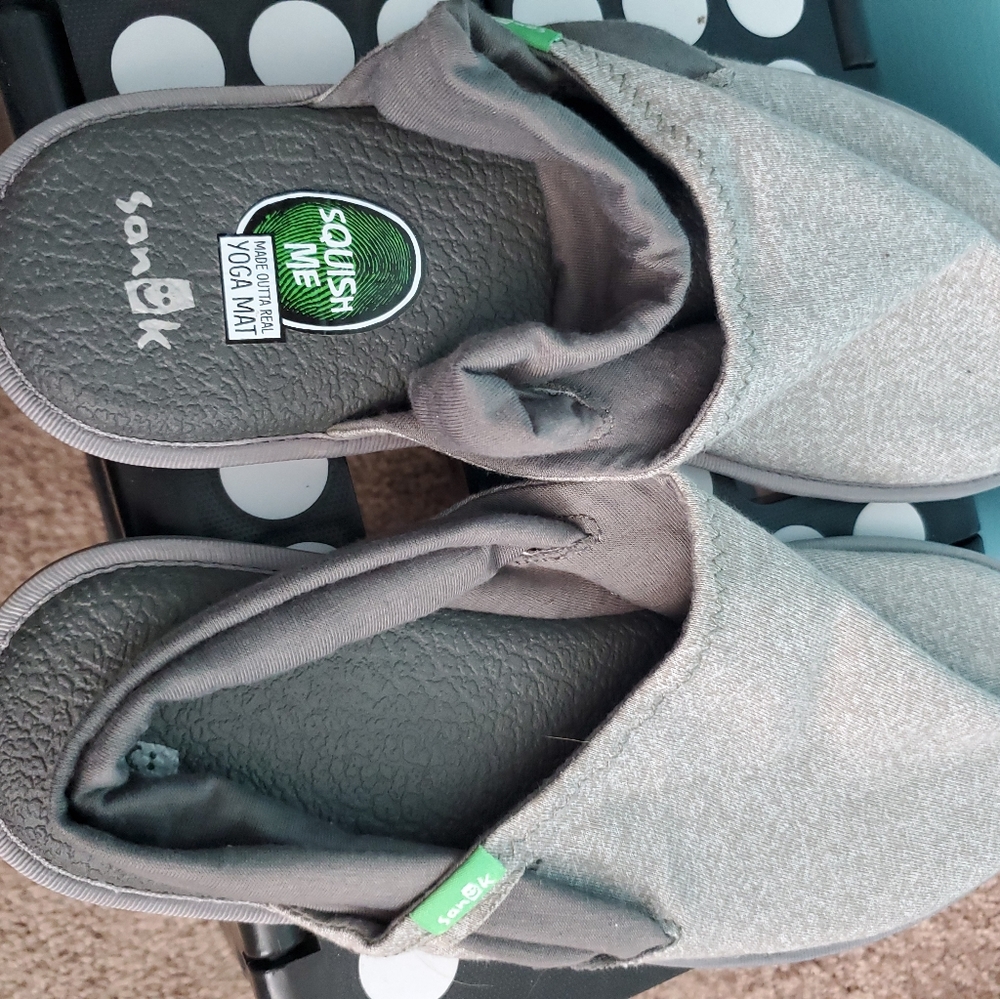 Sanuk gray slide